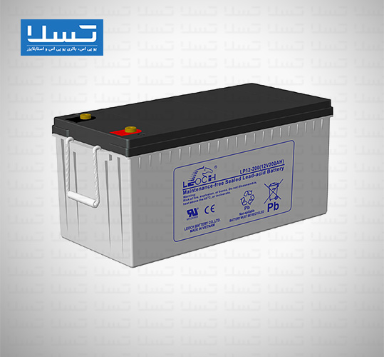 باتری 200 آمپر لئوچ باتری یو پی اس لئوچ 200 آمپر