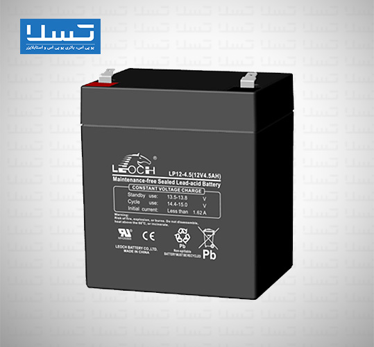 باتری 4/5 آمپر لئوچ باتری 4.5 آمپر لئوچ