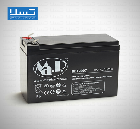 7.2 باتری فام 7.2 آمپر